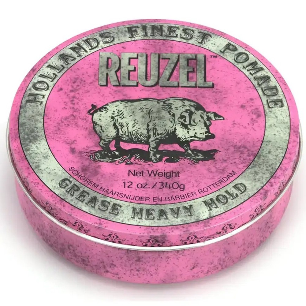 Мужской воск для укладки волос Reuzel Pink Grease Heavy Hold Pomade 340 г 869519000044