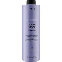 Фото Тонирующий шампунь для нейтрализации желтого оттенка волос Lakme Teknia White Silver Shampoo 1000 мл 44011