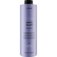 Фото Тонирующий шампунь для нейтрализации желтого оттенка волос Lakme Teknia White Silver Shampoo 1000 мл 44011