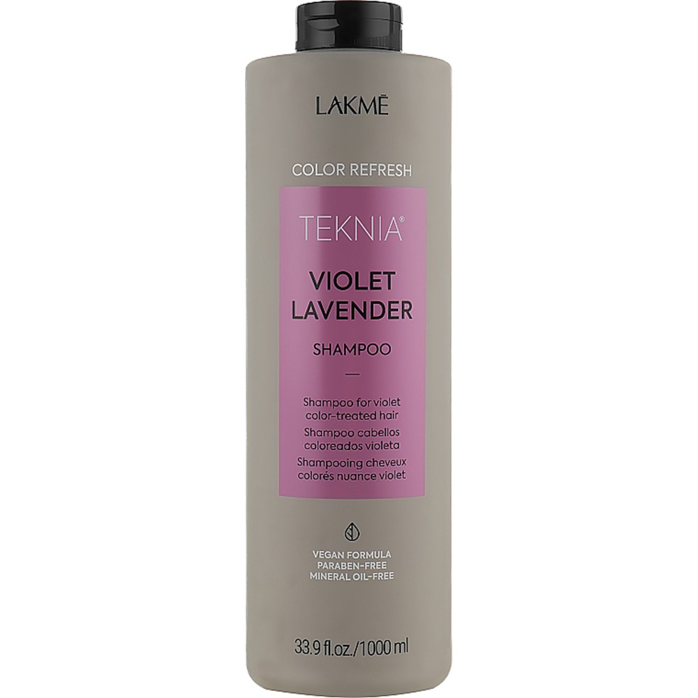 Шампунь для обновления цвета фиолетовых оттенков волос Lakme Teknia Color Refresh Violet Lavender 1000 мл 44271