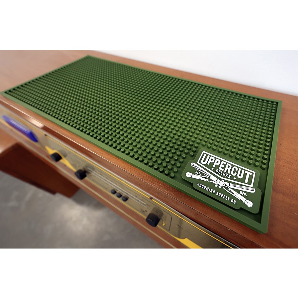 Коврик для инструментов Uppercut Deluxe Barber Counter Mat Green 81789107698435