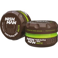 Воск для укладки волос Nishman Hair Styling Wax 08 Matte 150 мл 8682035088165
